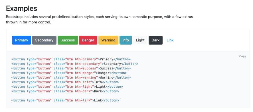 button class html css